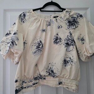 Express blouse cropped